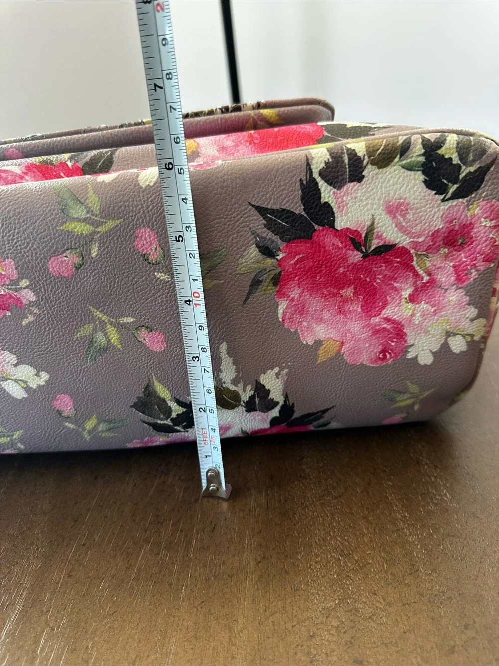 Betsey Johnson quilted floral satchel from her 
